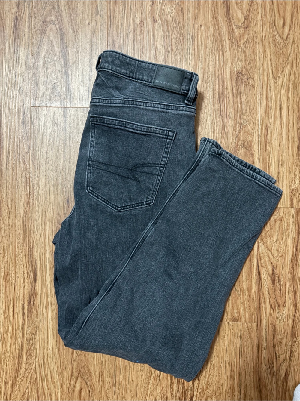 American Eagle Outfitters Black Straight Jeans